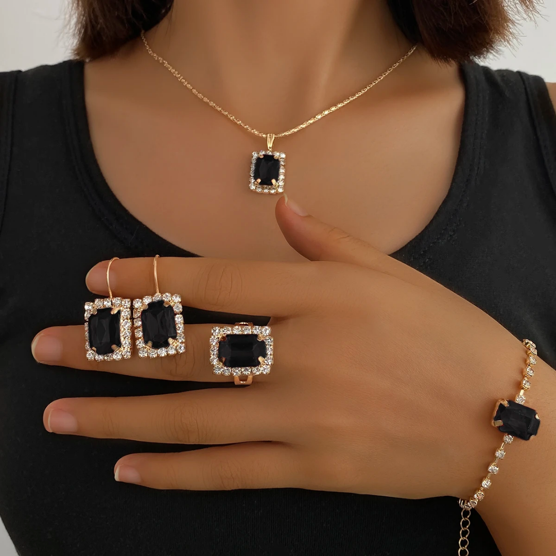 Coffret de montres carrées élégantes (Congo)