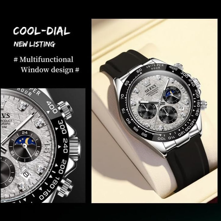 Montre d'affaires pour homme OLEVS (Benin)