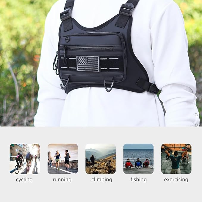 Sac de poitrine de sport antivol pour hommes (Chad)