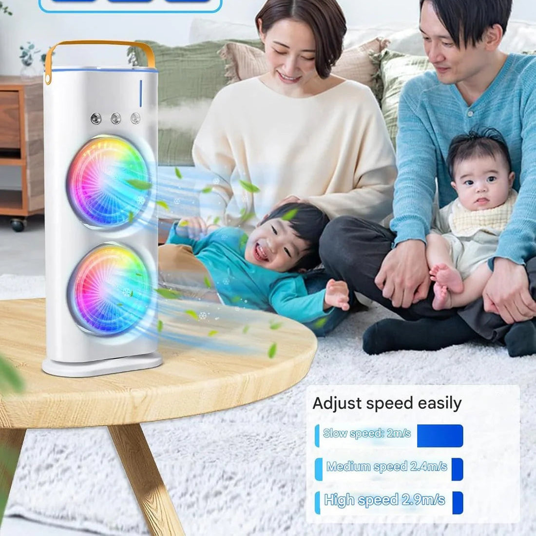 Ventilateur de refroidissement à double extrémité (Benin)