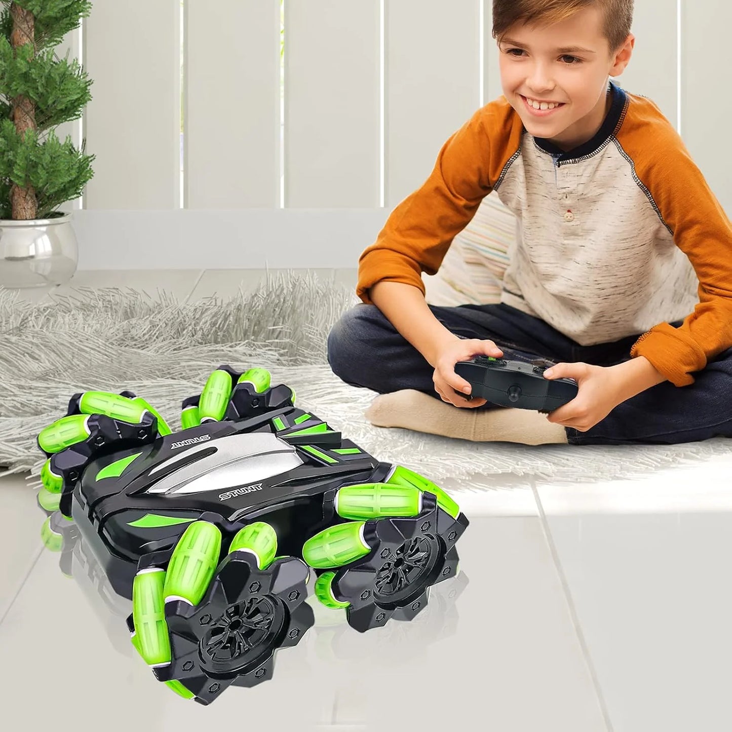 Véhicule cascadeur RC double face (Chad)