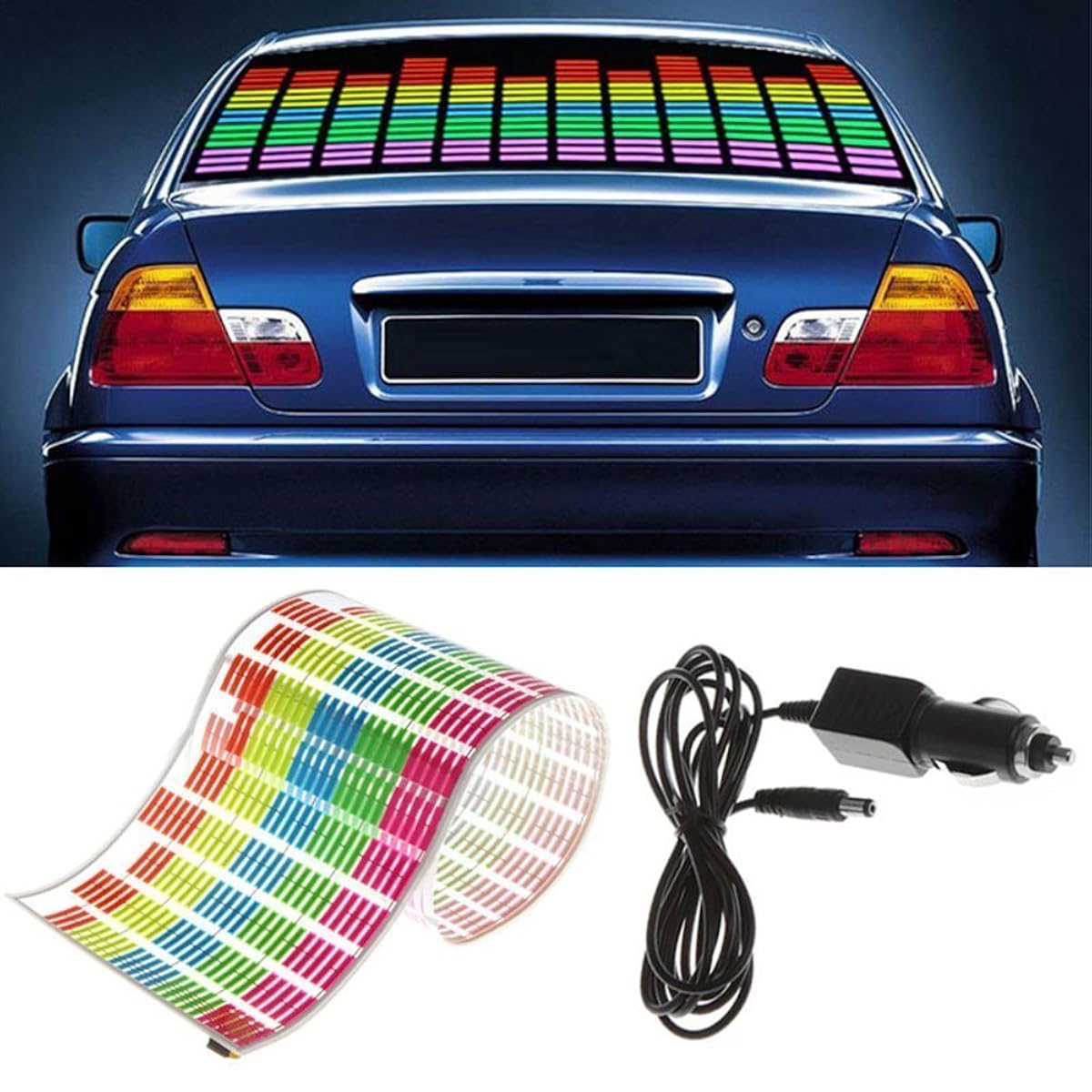 Autocollant de rythme de musique LED de voiture (Togo)