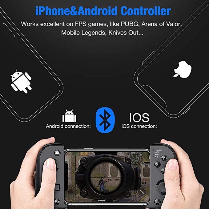 Manette de jeu Bluetooth sans fil pour téléphone portable (Gabon)