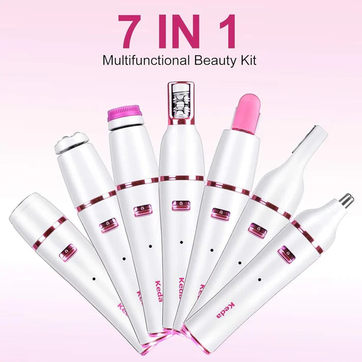 Rasoir Épilateur Électrique Multifonctionnel pour Femmes 7 En 1 (Chad)