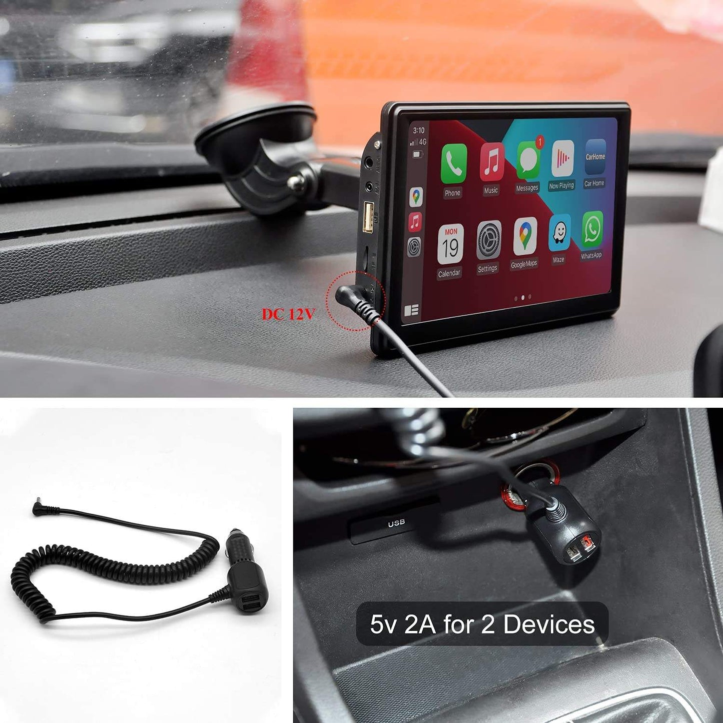 Autoradio Portable avec Écran Tactile HD (Benin)