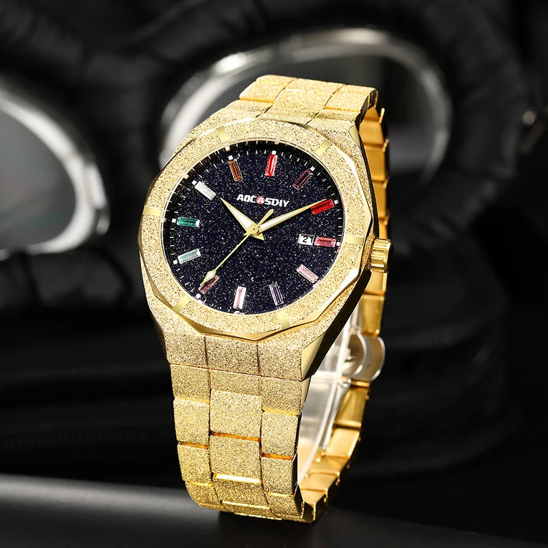 Montre en diamant pour hommes (Benin)