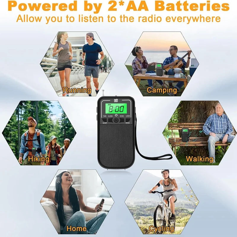 Mini radio portable de poche (Chad)