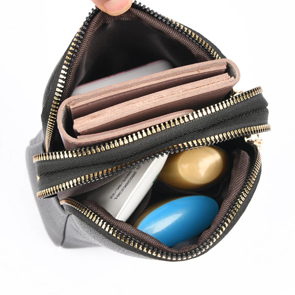 Sac de téléphone de luxe en cuir véritable pour femme (Togo)