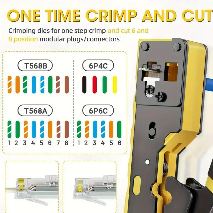 Kit d'outils de sertissage Ethernet tout-en-un (Côte d'Ivoire)
