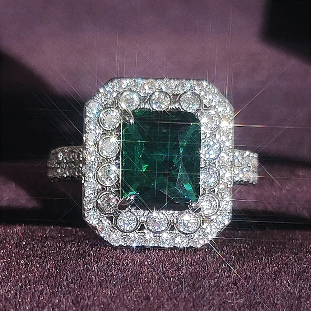 Bague émeraude verte (Benin)