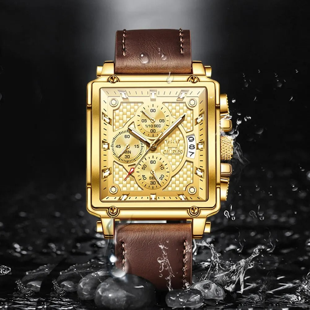 Montre carrée tendance pour homme (Sénégal)