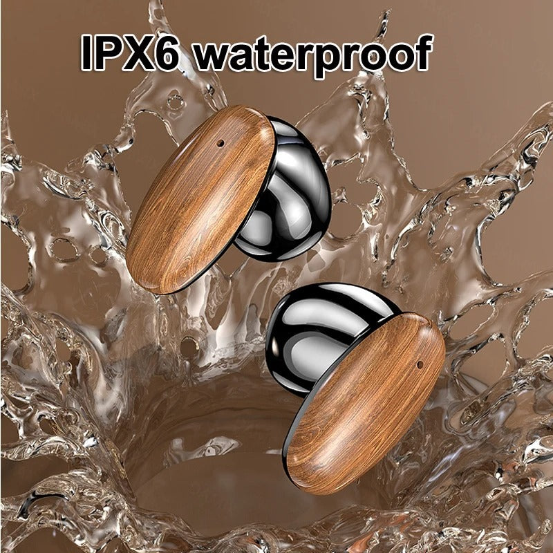 Écouteurs Bluetooth Grain de bois (Togo)