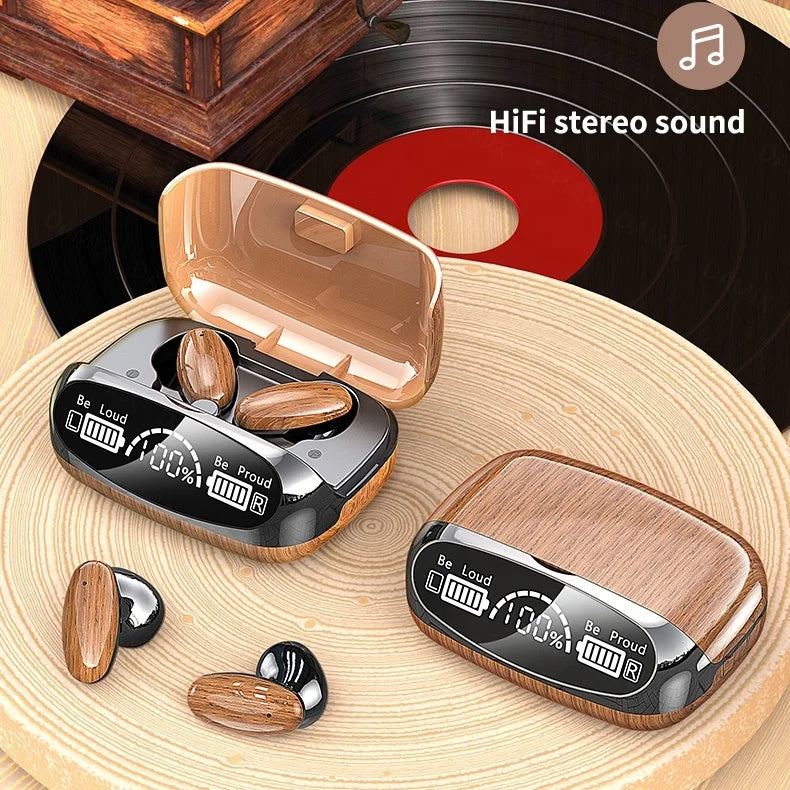 Écouteurs Bluetooth Grain de bois (Togo)