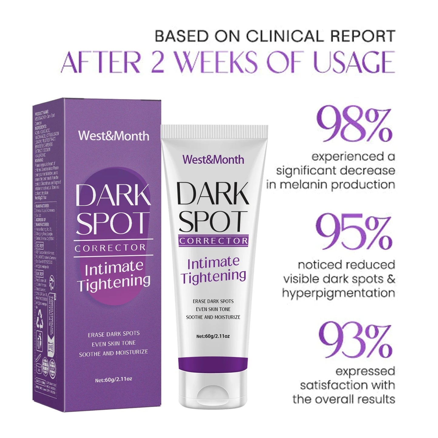 Crème blanchissante efficace pour le corps (Niger)