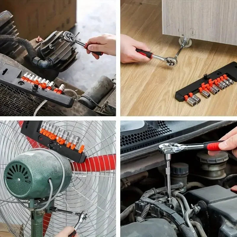 Jeux De Douilles Et Bras Cliquet 12pcs (Togo)