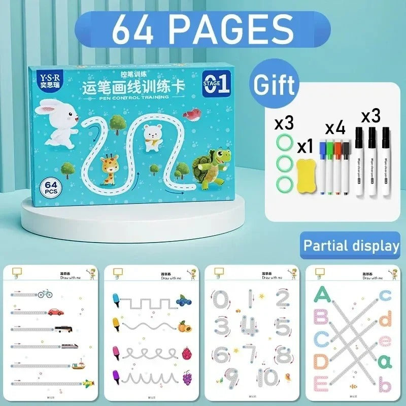 Livre de traçage éducatif pour enfants (Cameroun)