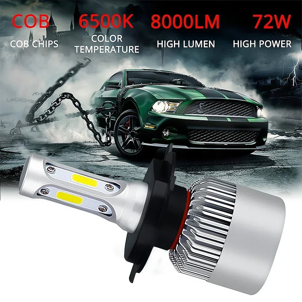 2X Phares LED de voiture Ultra Lumineux C6 ORIGINAL (Benin)