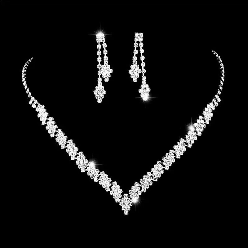 Ensemble de bijoux de mariage collier et boucles d'oreilles (Mali)