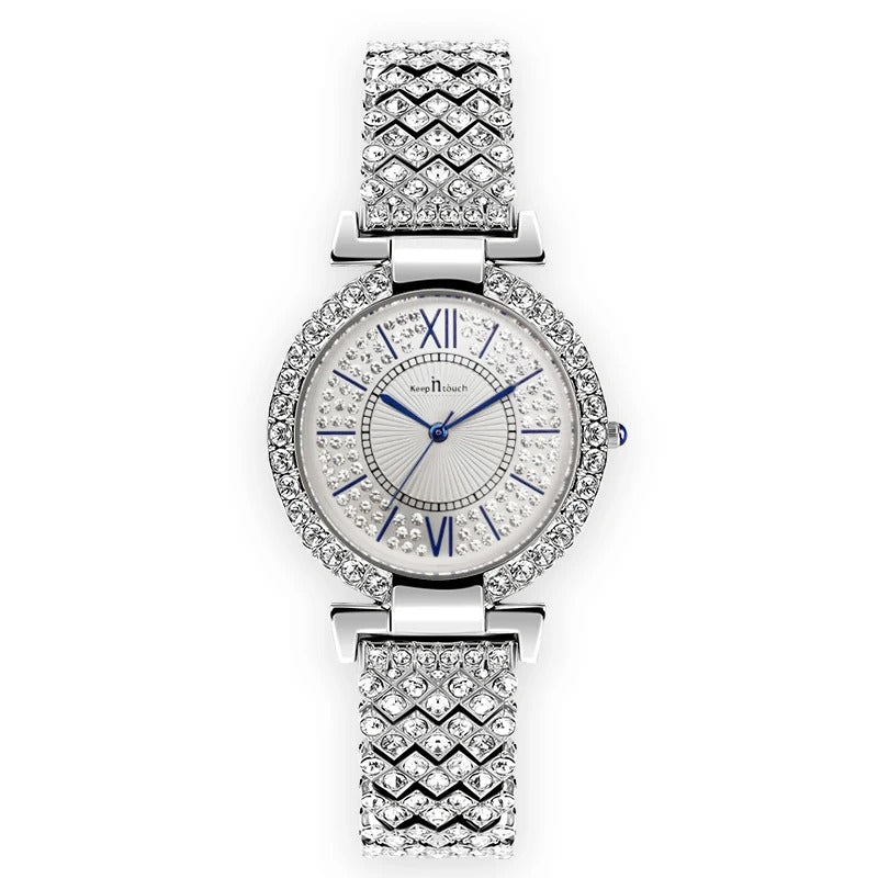 Montre à Quartz et diamants pour femmes (Gabon)