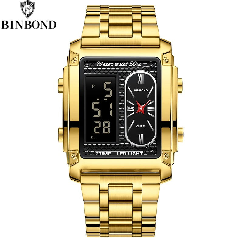 BINBOND – Montre à Quartz Multifonctionnelle pour Homme (Côte d'Ivoire)
