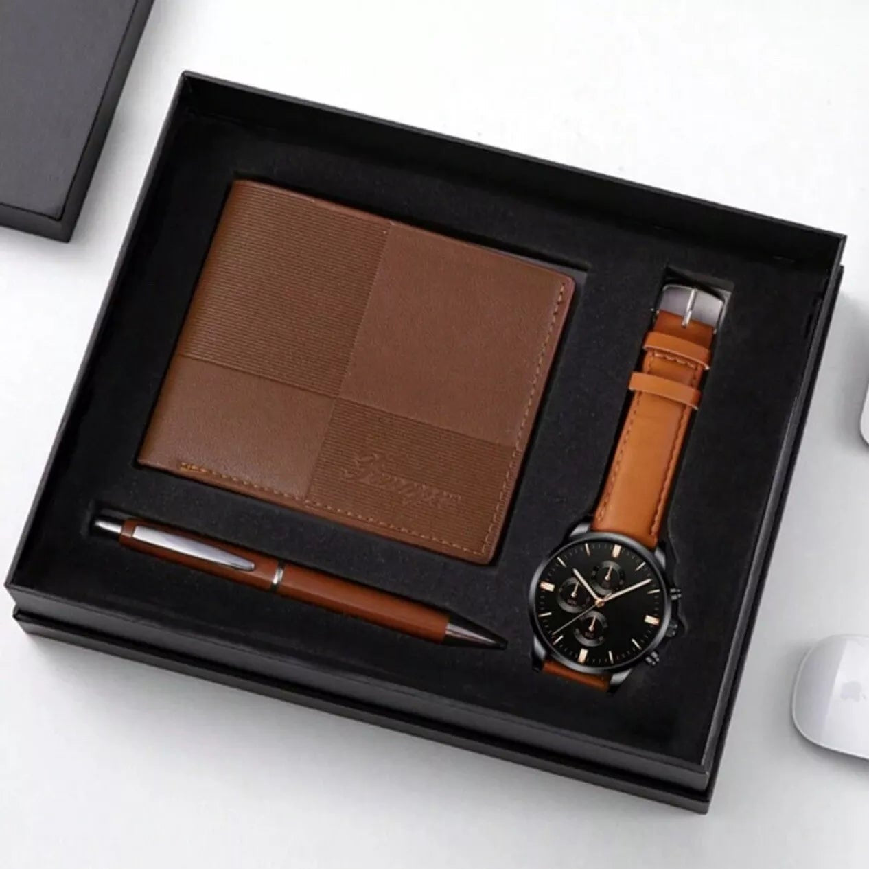 Coffret cadeau 3 pièces pour homme (Cameroun)