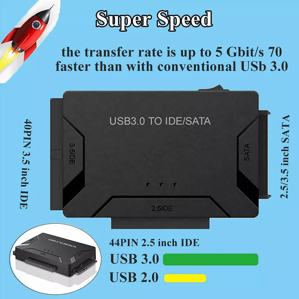 Adaptateur SATA vers USB IDE SATA vers USB 3.0 (Togo)