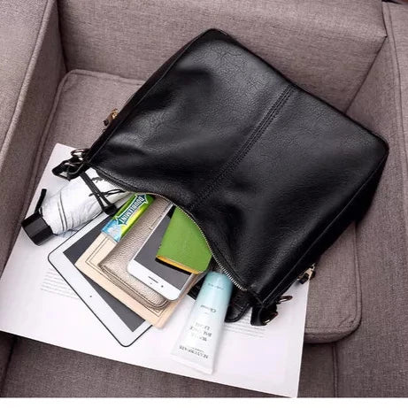 Grand sac à main en cuir pour femme (Sénégal)