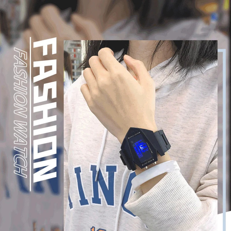 Montre LED en forme d'avion (Chad)