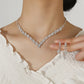 Ensemble de bijoux de mariage collier et boucles d'oreilles (Mali)