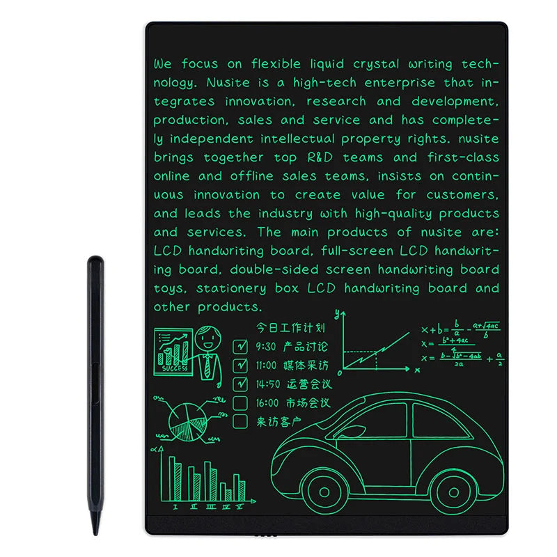 Tableau d'écriture LCD à écran partagé (Chad)