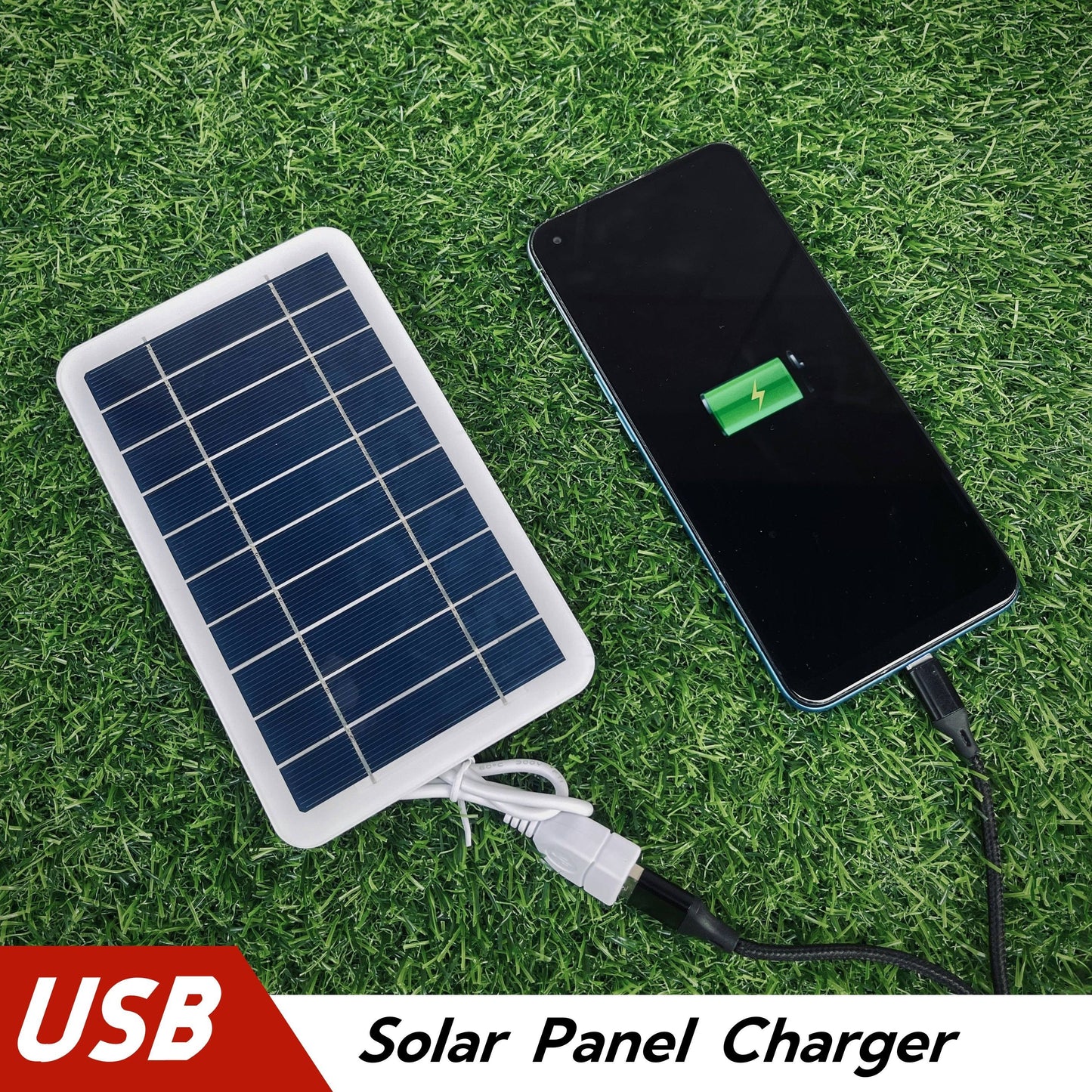 Chargeur Solaire Portable avec USB (Gabon)