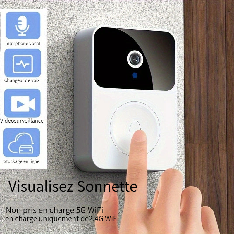 Sonnerie de porte vidéo sans fil avec caméra (Côte d'Ivoire)