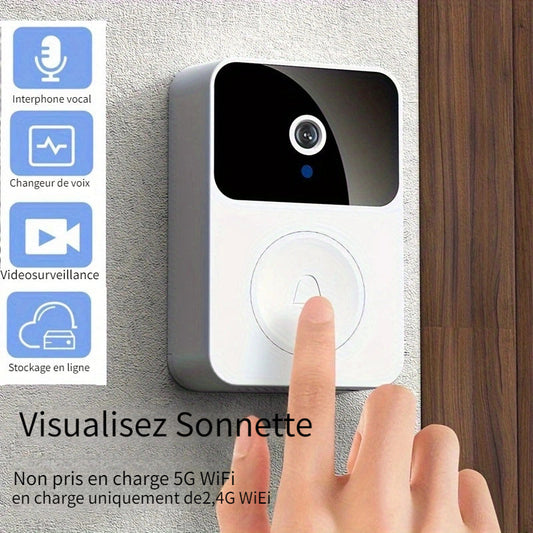 Sonnerie de porte vidéo sans fil avec caméra (Côte d'Ivoire)