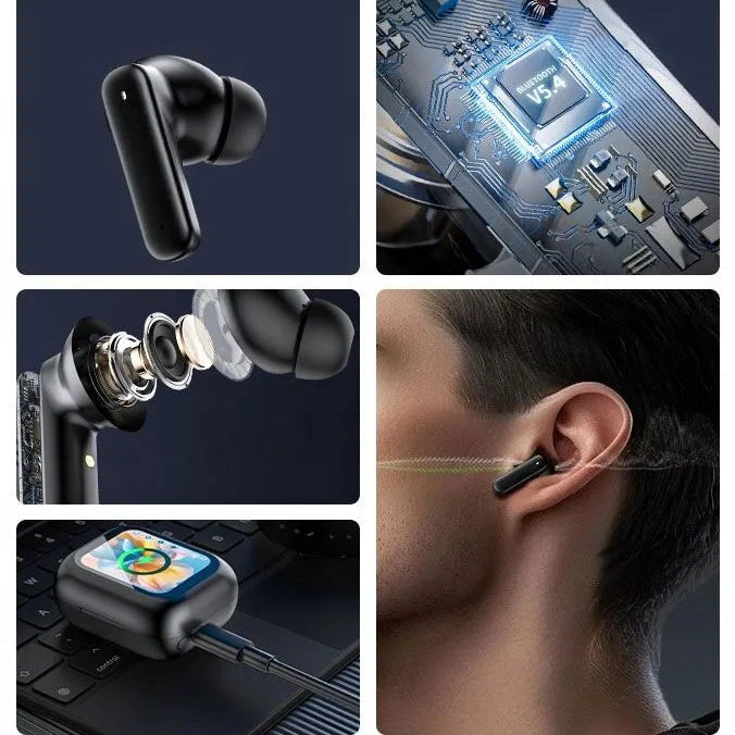 Écouteurs sans fil Bluetooth avec suppression du bruit (Gabon)