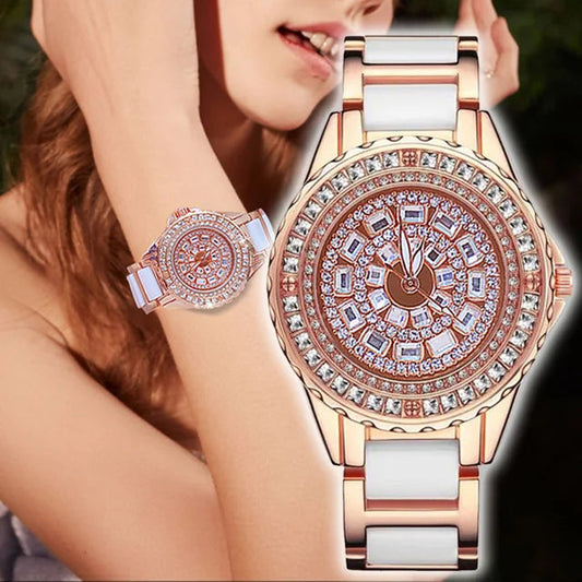 Montre femme diamant (Benin)
