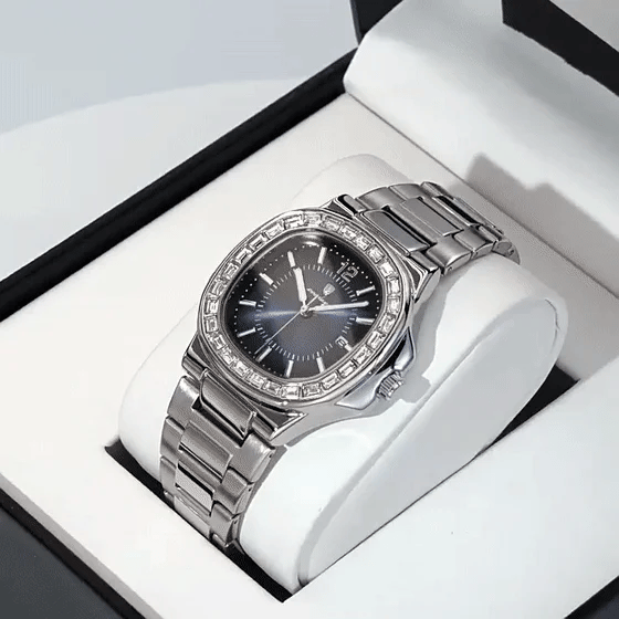 Montre à quartz carrée POEDAGAR (Sénégal)