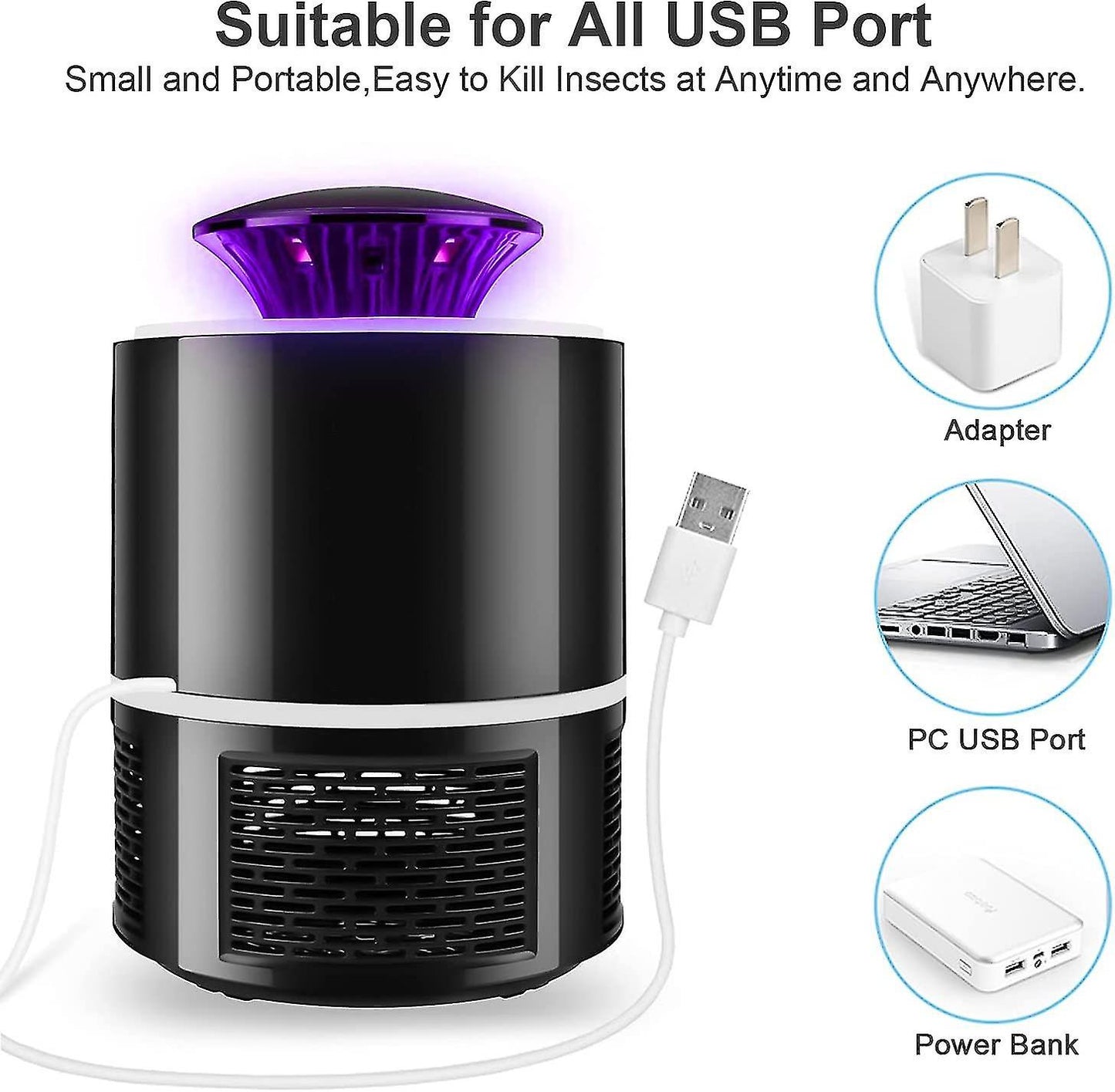 Piège électrique pour assommer les insectes (Togo)