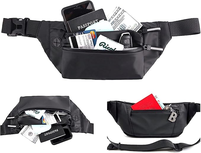 Sac banane noir pour femmes et hommes (Mali)