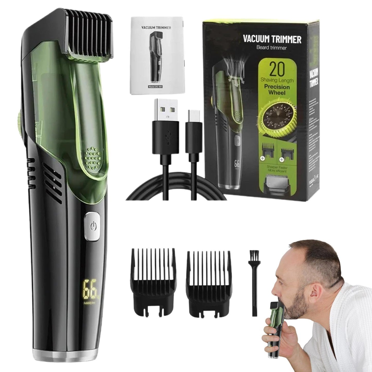 Tondeuse de cheveux avec aspirateur (Sénégal)