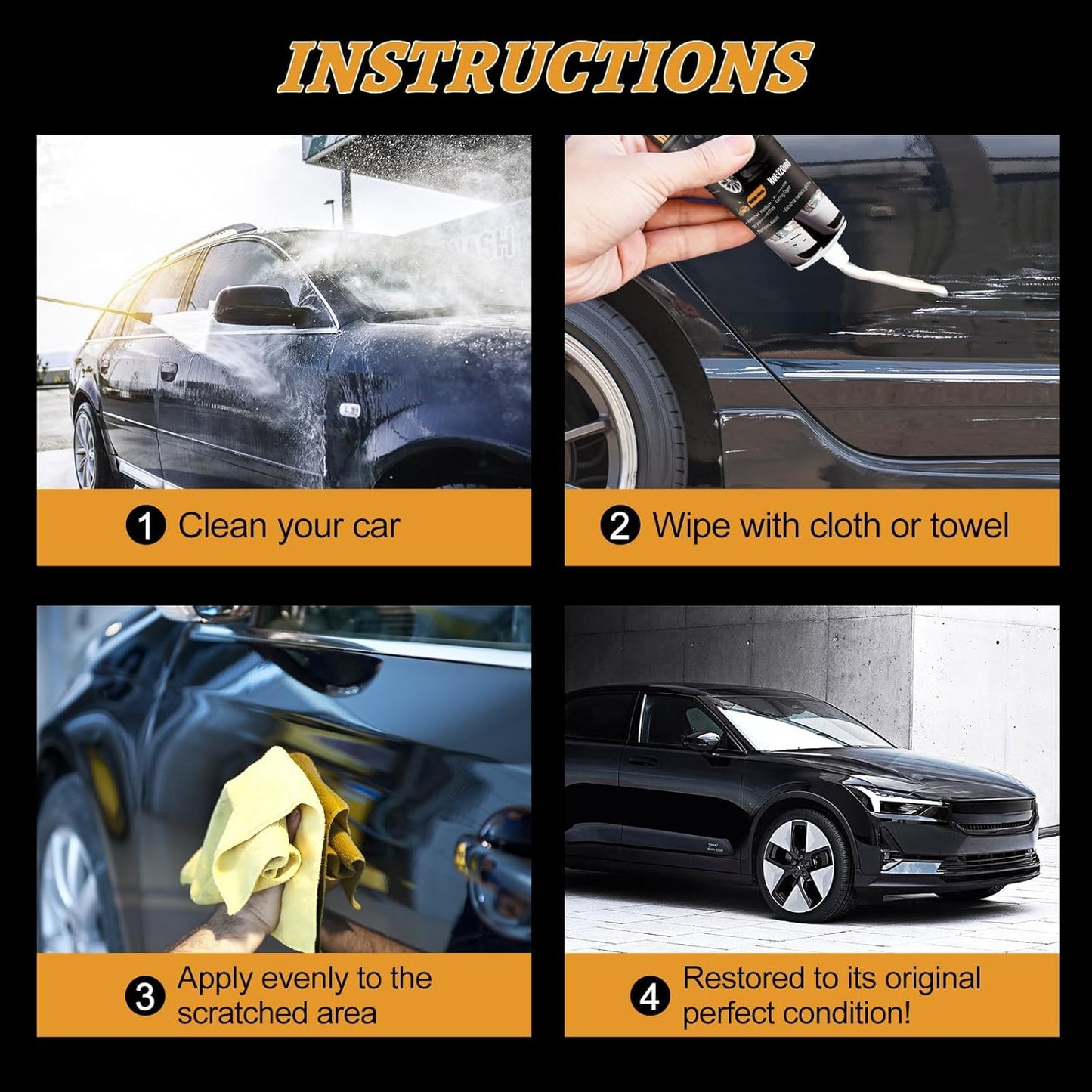 Cire de réparation pour rayures de voiture (Cameroun)