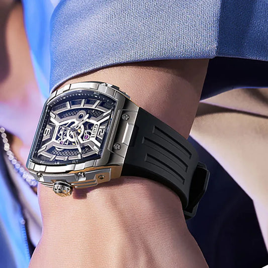 Montre-bracelet mécanique pour homme BONEST GATTI luxe (Chad)