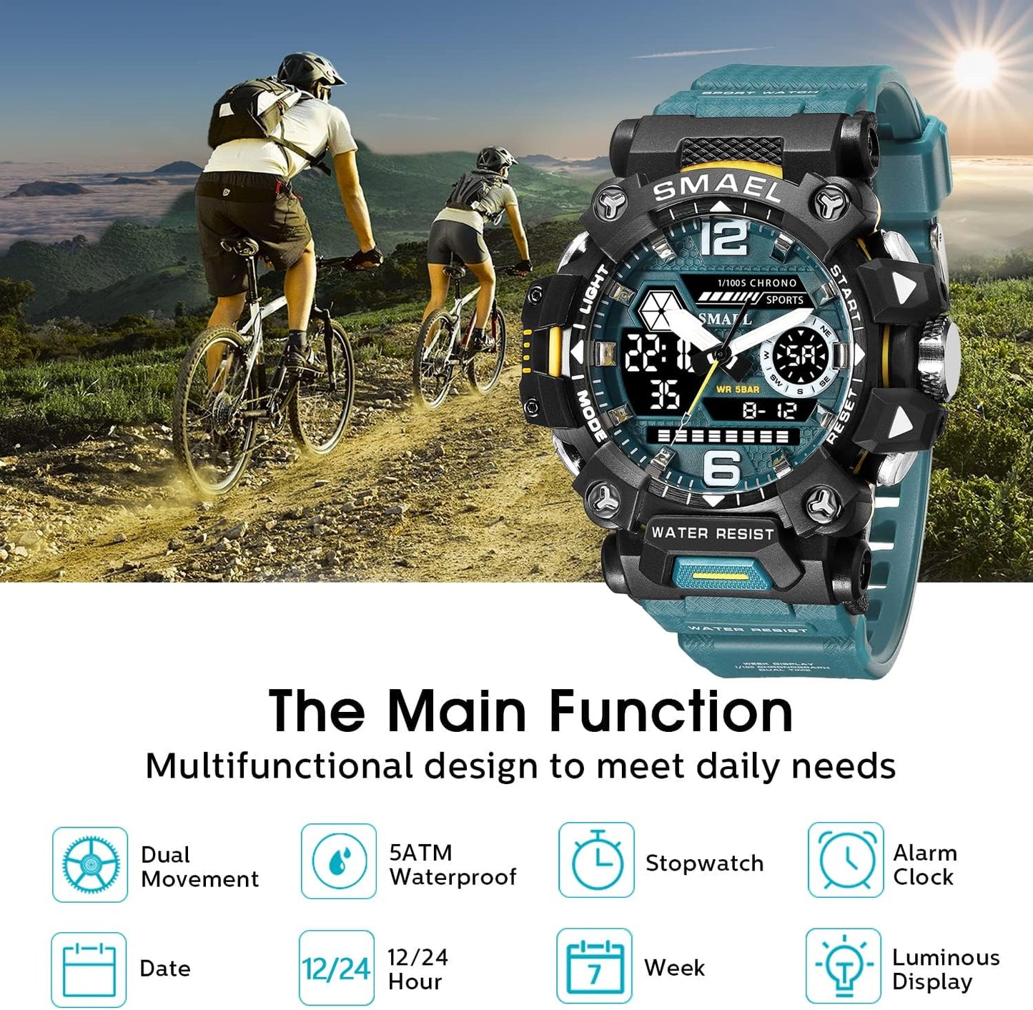 Montre-bracelet de sport SMAEL (Gabon)