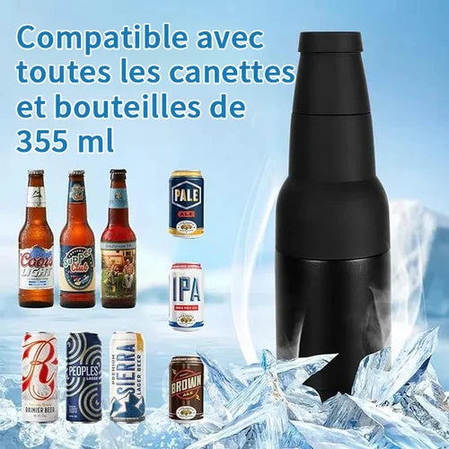 Glacière Isolante en Acier Inoxydable avec Ouvre-Bouteille (Benin)