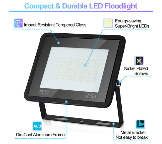 Projecteur de chantier LED avec trépied (Chad)