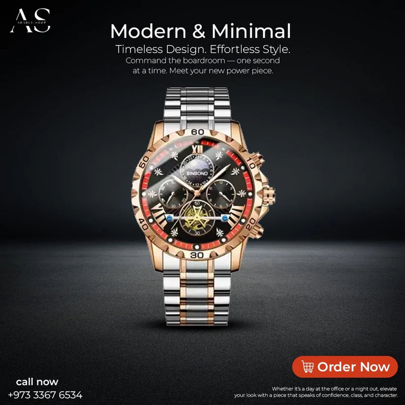 Montre homme de luxe et moderne (Congo)