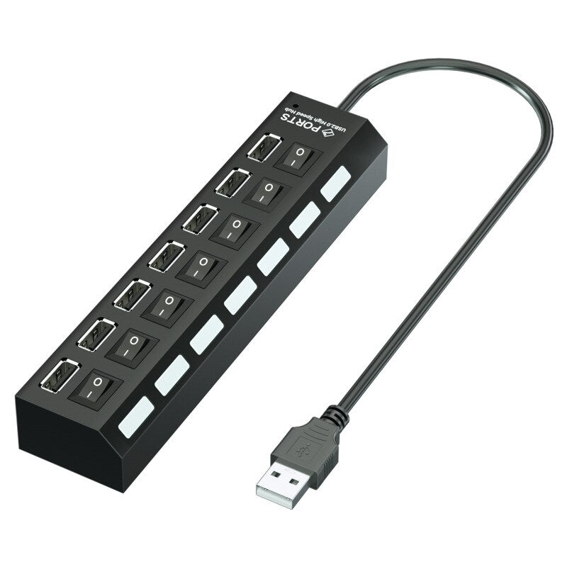 Connecteur d'extension de hub USB à 7 ports (Chad)