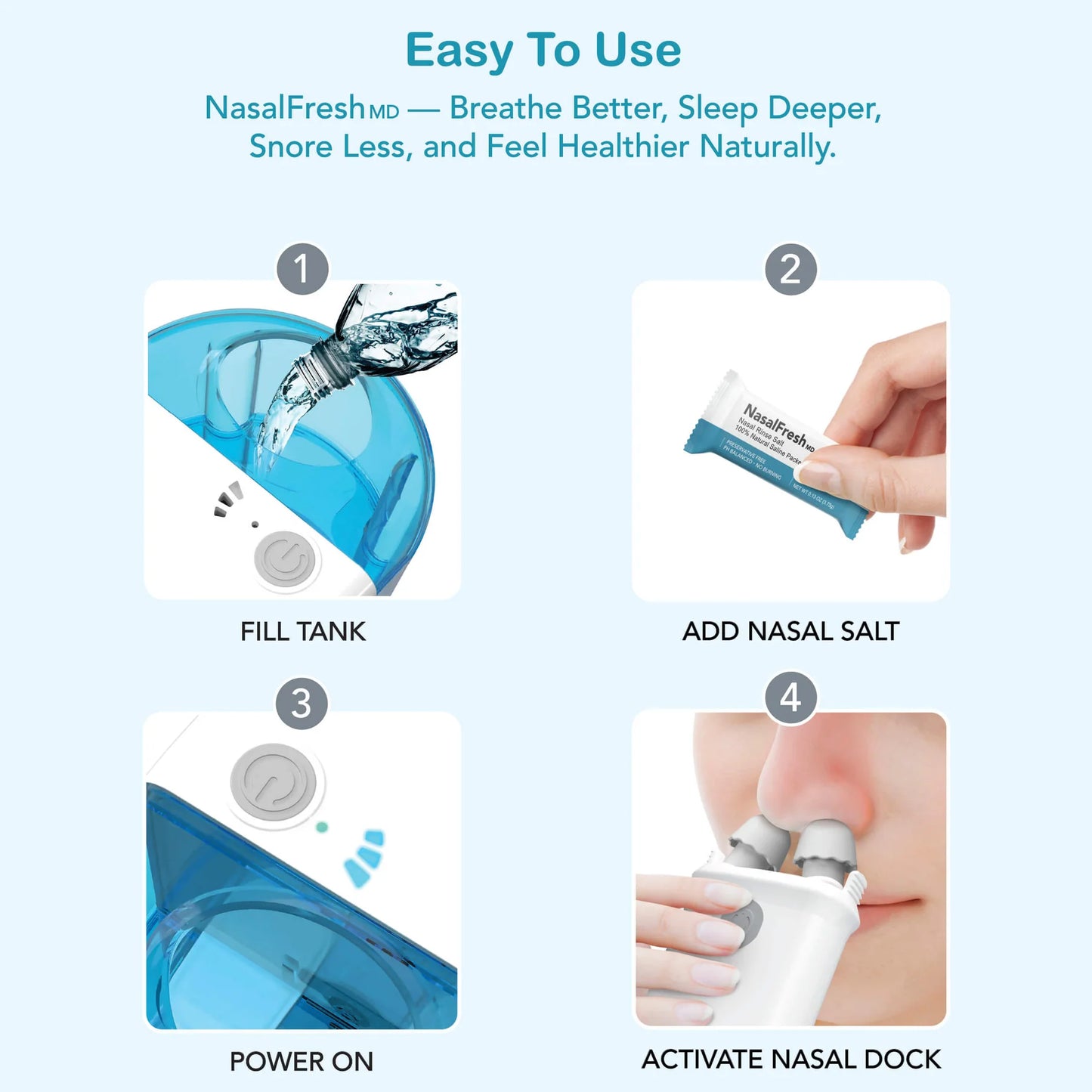 Système d'irrigation nasale (Gabon)