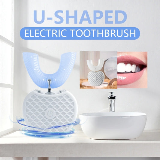 Brosse à dents électrique à ultrasons en forme de U (Benin)
