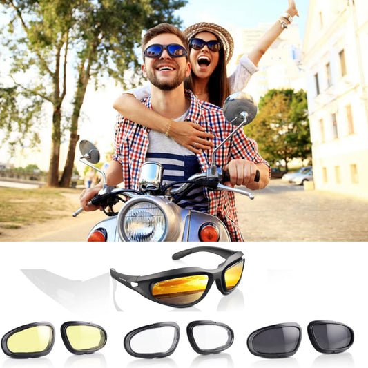Lunettes tactiques polarisées 4 en 1 (Benin)