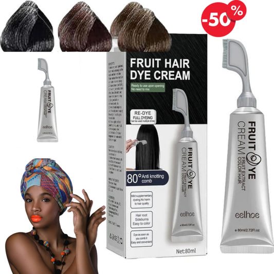 Crème de teinture pour cheveux aux fruits naturels (Benin)